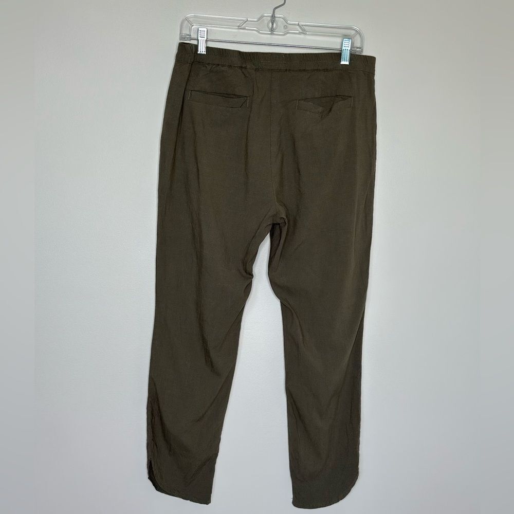 Marine Layer Women's Tencel Allison Pant in Dusty Olive Size Medium - Picture 5 of 11